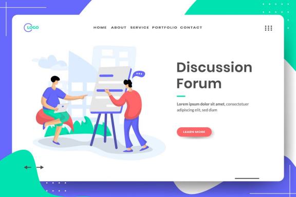 Social Media set Illustration
