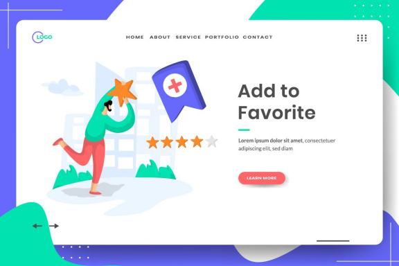 Social Media set Illustration