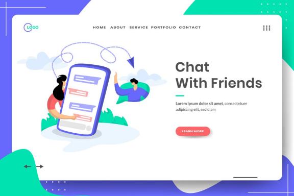 Social Media set Illustration