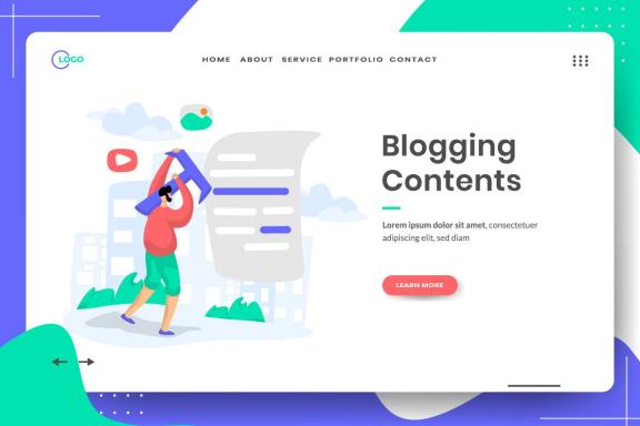 Social Media set Illustration