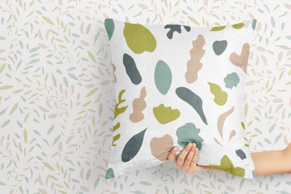Botanical: 30 leaves illustration