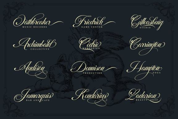 Chasmophile Decorative Script