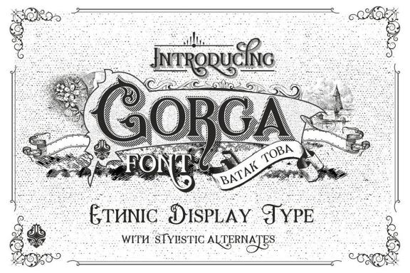 Gorga Ethnic Display Font