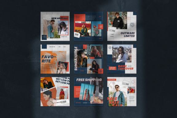  Creamnies Instagram Templates