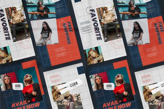  Creamnies Instagram Templates