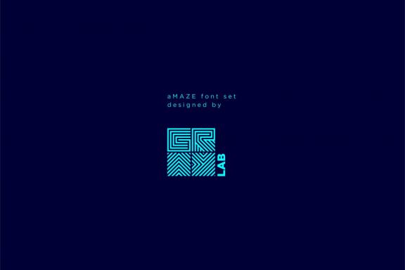 aMAZE font