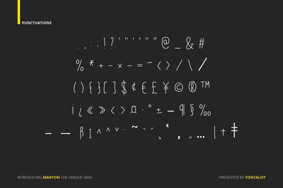 Maryon The Allcaps Sans