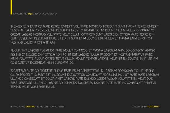 Coasta The Modern Handwritten