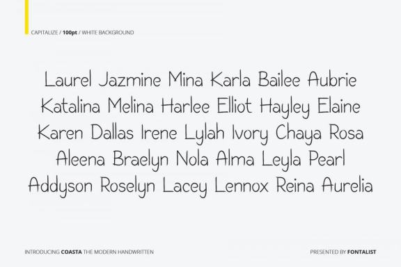 Coasta The Modern Handwritten