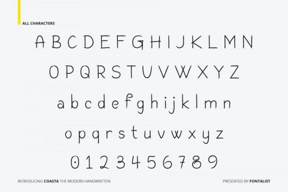Coasta The Modern Handwritten
