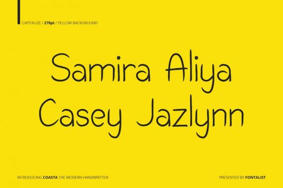Coasta The Modern Handwritten