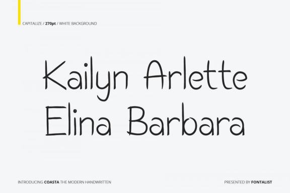 Coasta The Modern Handwritten