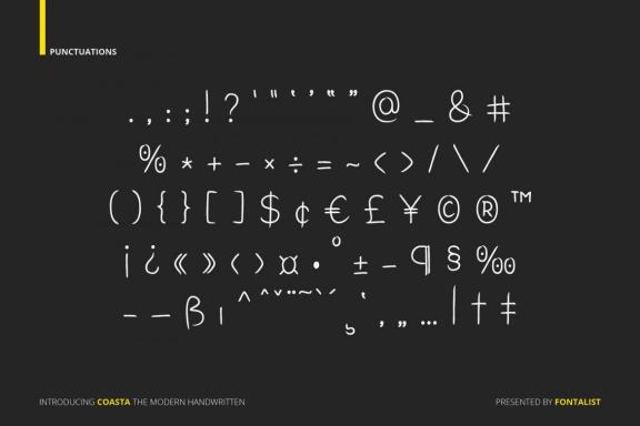 Coasta The Modern Handwritten