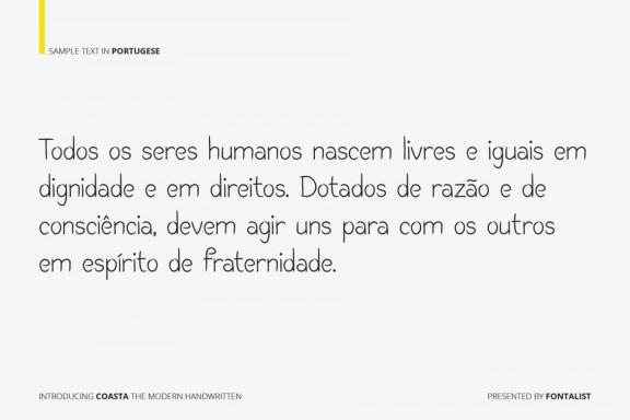 Coasta The Modern Handwritten