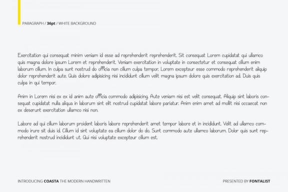 Coasta The Modern Handwritten