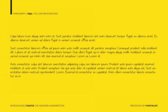 Coasta The Modern Handwritten