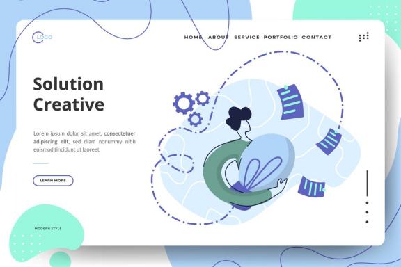 Team Work set Illustration