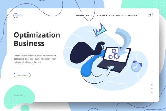 Team Work set Illustration