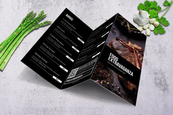 Multipurpose Trifold Food Menu - A4 & US Letter