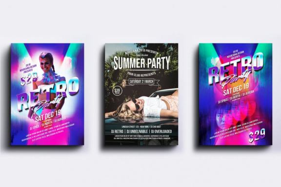 Event Party Posters & Flyers Bundle