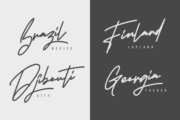Armstrong Signature Font