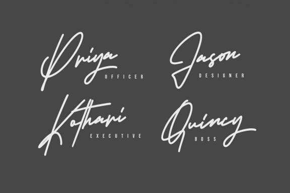 Armstrong Signature Font