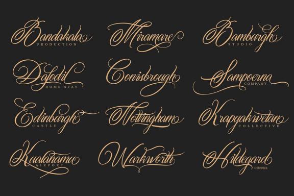 Marmoreal Decorative Script