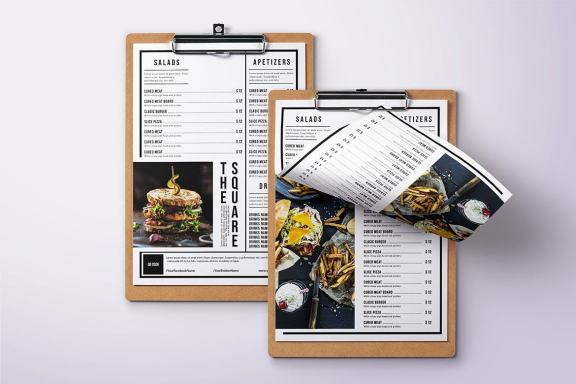 Classic Minimal Food Menu Bundle