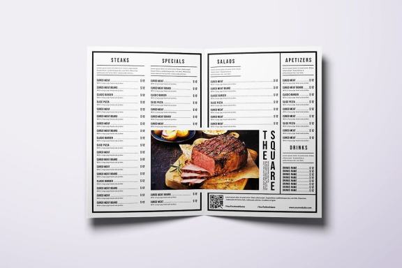 Classic Minimal Food Menu Bundle
