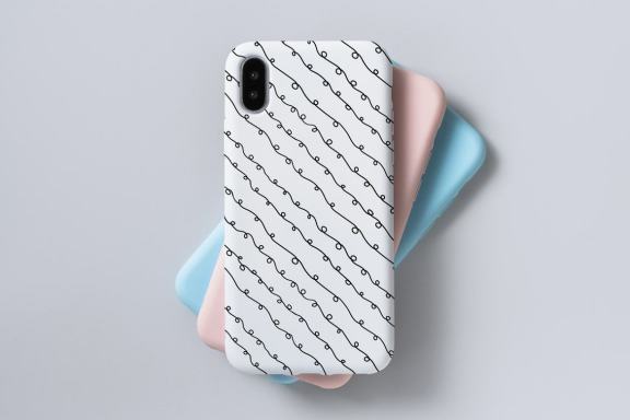 Hand drawn line pattern collection 2