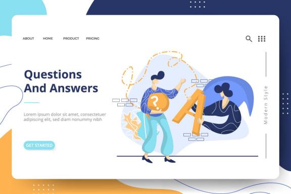 E-Learning Education set Illustration