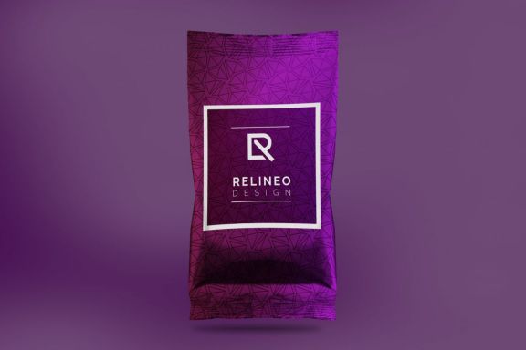 Aluminium Bag Mock-up 4Pack #1