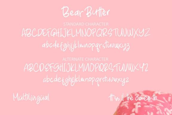 Bear Butter - Playfull Display Font