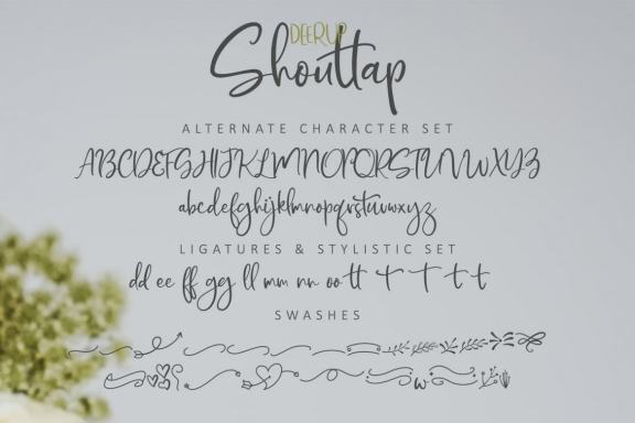 DeerUp Shoutapp - Font Duo