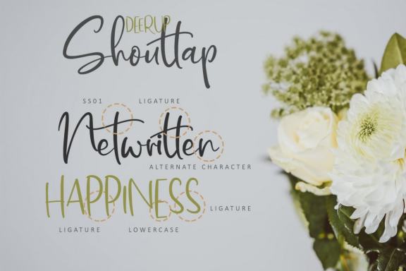 DeerUp Shoutapp - Font Duo