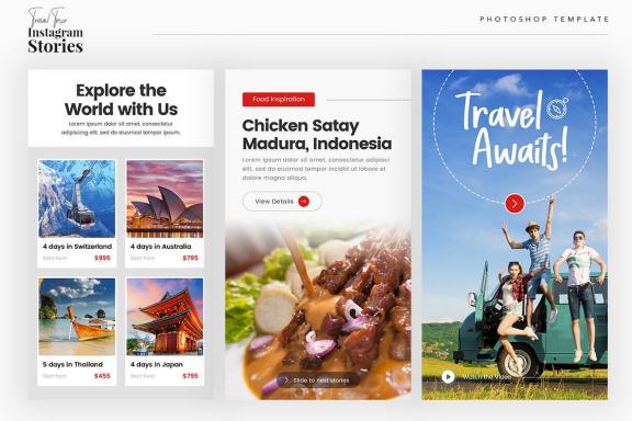 Travel Tour Instagram Stories