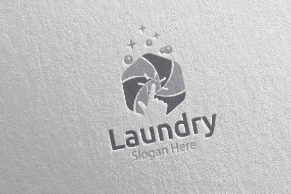Laundry Dry Cleaners Logo 50
