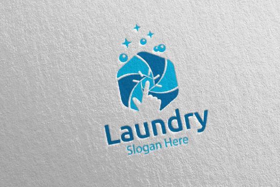 Laundry Dry Cleaners Logo 50