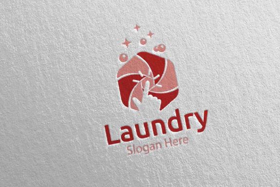 Laundry Dry Cleaners Logo 50