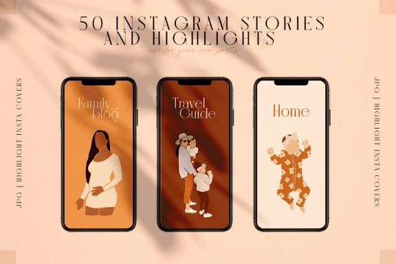 50 Instagram Highlight Blogger Icons