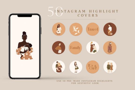 50 Instagram Highlight Blogger Icons