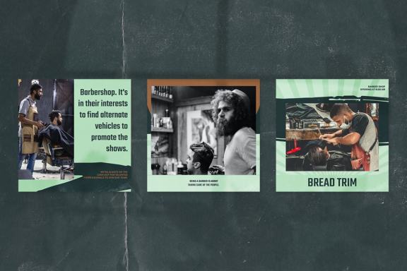 Diablo Barbershop Instagram Templates