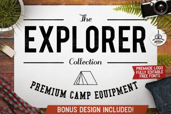 20 Mountain Adventure Icons / Logos