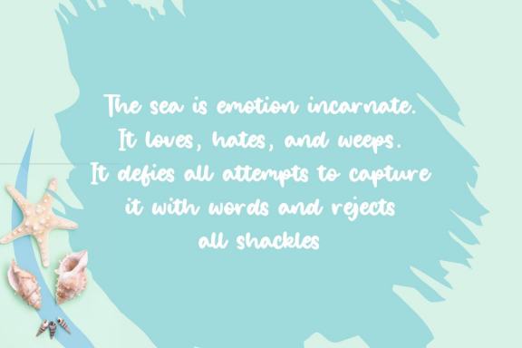 Salty Ocean Bold Brushed Handdraw Font
