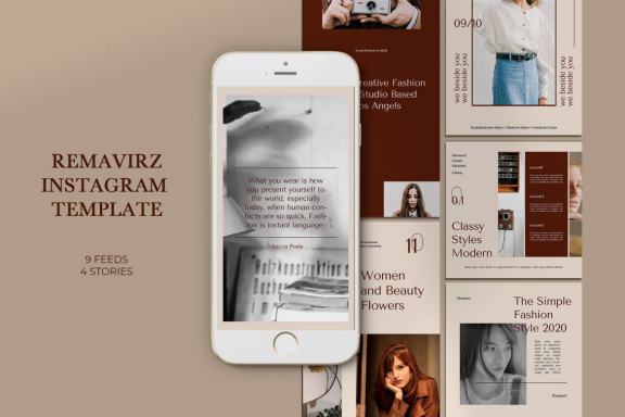 Remavirz Instagram Templates