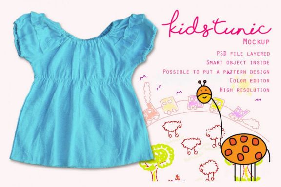 Kids Tunic Mockup