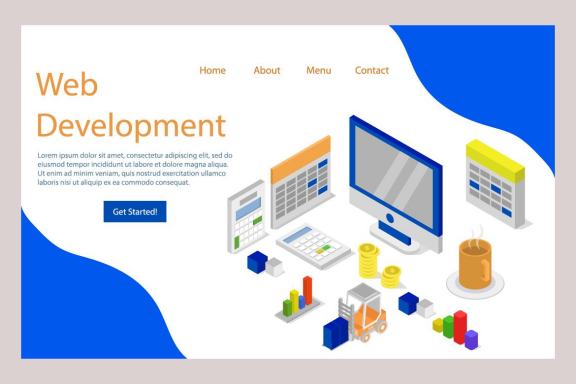 Web isometric banner 2