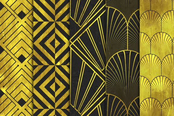 Art deco backgrounds