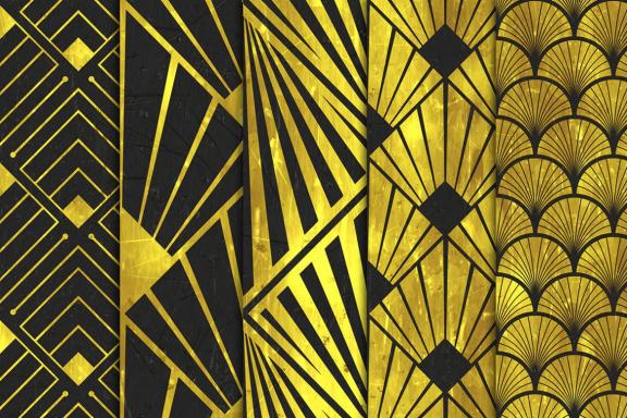 Art deco backgrounds