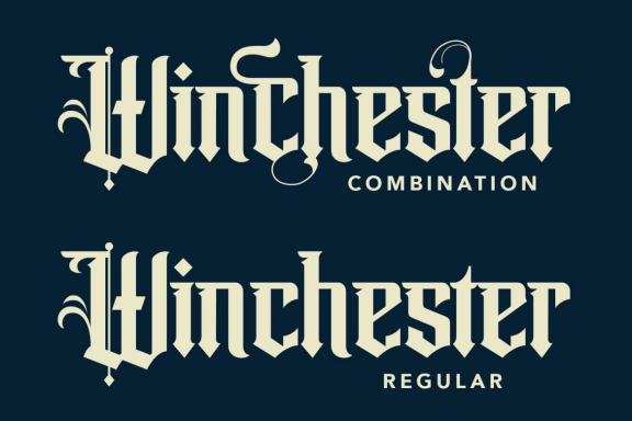 Winchester Blackletter Vintage Label Typeface Font